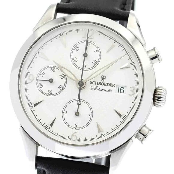 SCHROEDER Chronograph Date white Dial Automatic Men's Watch_ - Picture 5 of 11